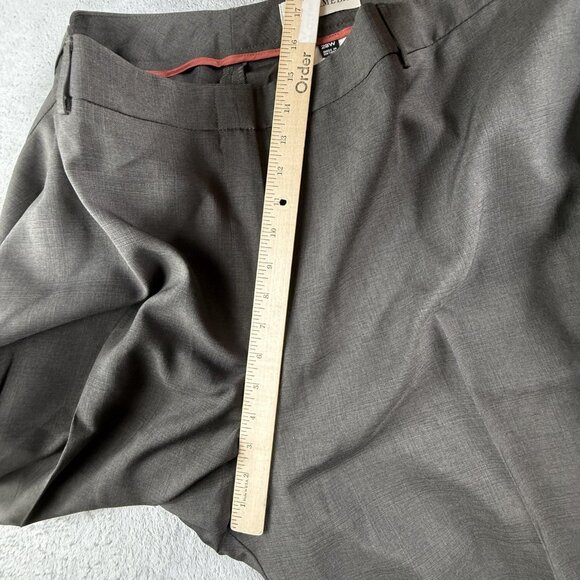 Doc & Amelia Pants Womens 28W Brown Classic Fit Straight Leg Dress Slacks NWT - Picture 13 of 15